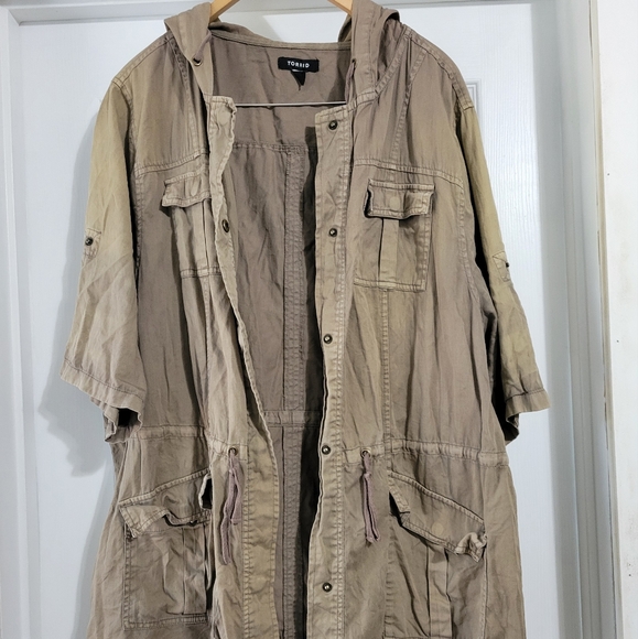 Torrid Short Sleeve Jacket - Picture 1 of 2